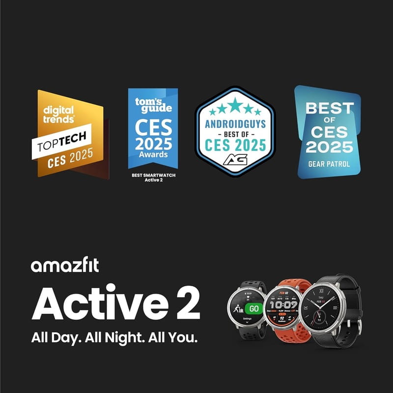 Смарт-часы Amazfit Active 2R Sport Black (W2437GL7N)