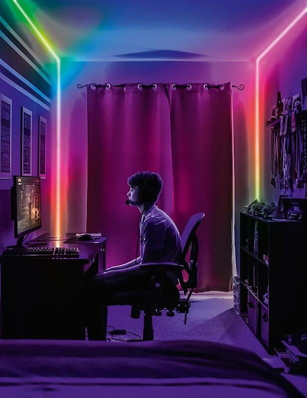 Світлодіодна стрічка Ledvance Flex Neon 4W RGB USB RC 2 м, White (4099854095306)
