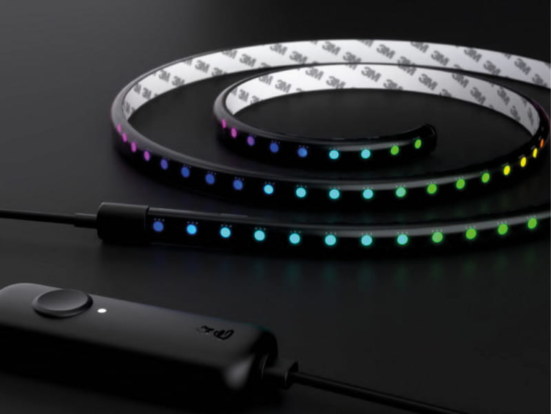 Світлодіодна стрічка Twinkly TWL100STW-BEU Smart LED Gen II 1.5 м, Black (TWL100ADP-B)