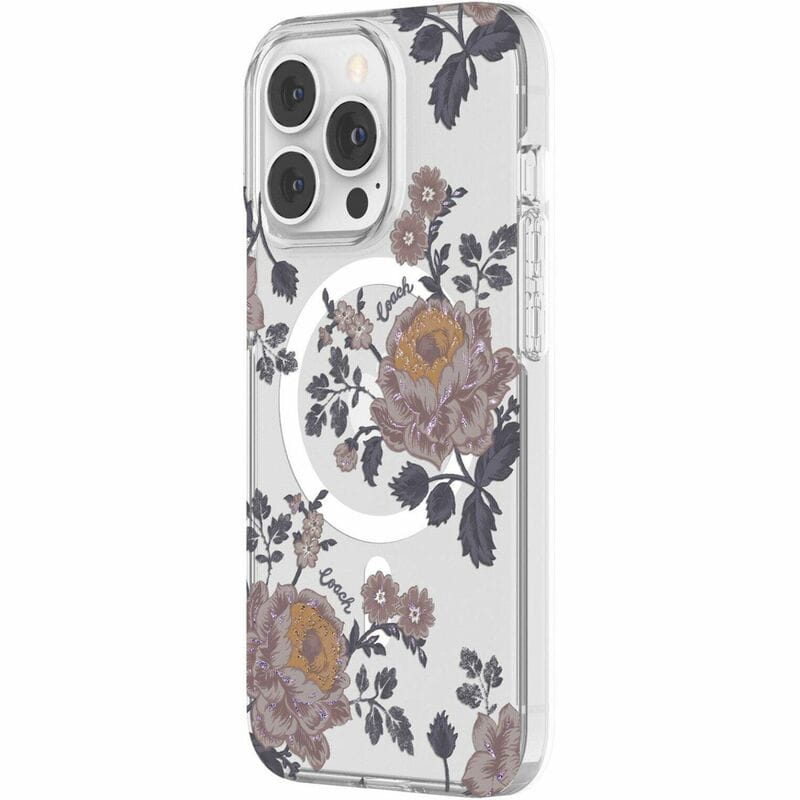Чeхол-накладка Coach Protective Case with Magsafe для Apple iPhone 13 Pro Moody Floral (CIPH-110-MDYFC)