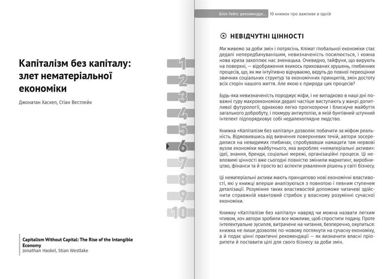 Білл Гейтс рекомендує… 10 книжок про важливе в одній. Збірник самарі + Аудіокнижка