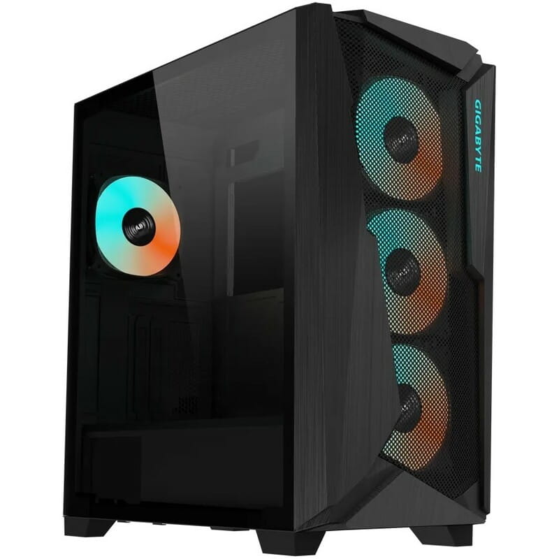 Корпус Gigabyte C301 Glass V2 Black без БП (C301G V2)