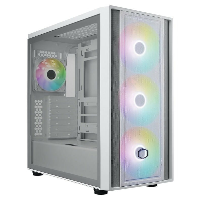 Корпус CoolerMaster MasterBox 600 White Без БП (MB600-WGNN-S00)