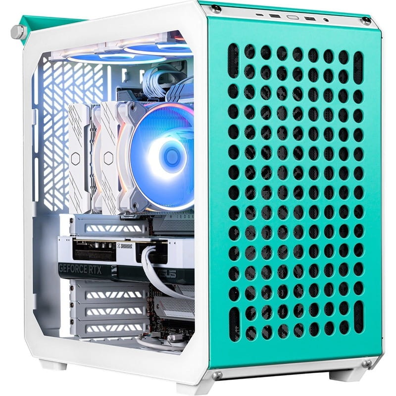 Корпус CoolerMaster Qube 500 Flatpack Macaron Edition Без БП (Q500-DGNN-S00)