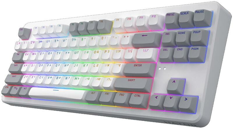 Клавиатура беспроводная Hator Rockfall 3 Mecha TKL Wireless Orange White (HTK851UA)