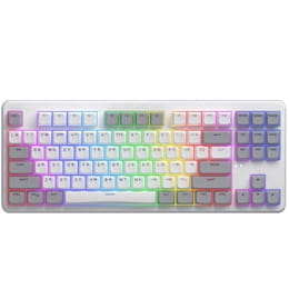 Купити Клавіатура Hator Rockfall 3 Mecha TKL Wireless Orange White (HTK851UA) Клавіатура Hator Rockfall 3 Mecha TKL Wireless Orange White (HTK851UA)