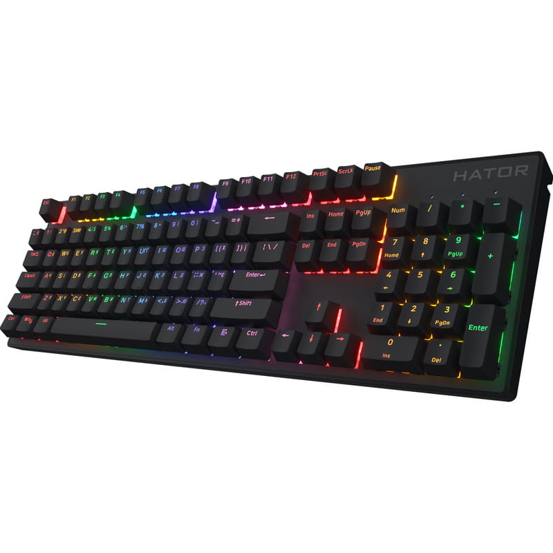Клавиатура Hator Icefall Mecha Wireless Rainbow Black (HTK204UA)