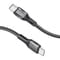 Фото - Кабель Promate USB Type-C - USB Type-C (M/M), 3A, 60W, 1.2 м, Black (fletchlink-cc.black) | click.ua
