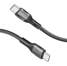 Кабель Promate USB Type-C - USB Type-C (M/M), 3A, 60W, 1.2 м, Black (fletchlink-cc.black)