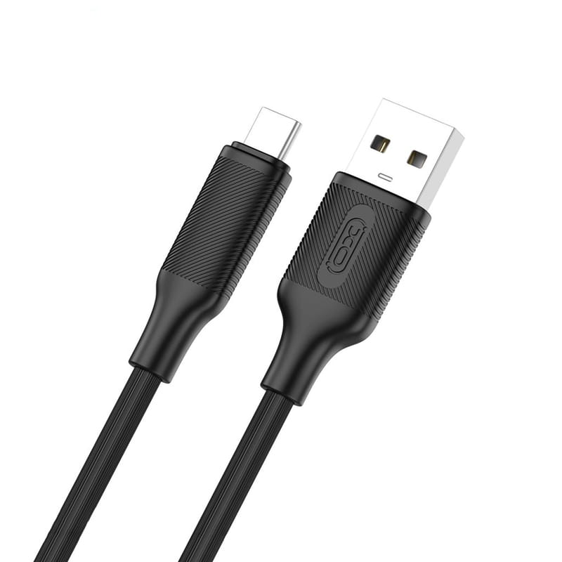 Кабель XO USB - USB Type-C (M/M), 3А, 60W, 1 м, Black (NB265-AC.black)