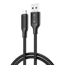Купити Кабель XO USB - USB Type-C (M/M), 3А, 60W, 1 м, Black (NB265-AC.black) Кабель XO USB - USB Type-C (M/M), 3А, 60W, 1 м, Black (NB265-AC.black)