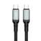 Фото - Кабель XO USB Type-C - USB Type-C (M/M), 5А, 240W, 2 м, Black (NB-Q264B-CC.black) | click.ua