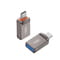 Фото - Адаптер XO USB Type-C - Lightning (F/M) Grey (NB281B-СA.tranish) | click.ua