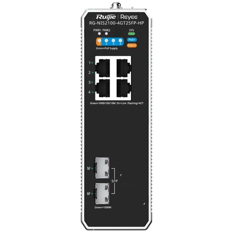Коммутатор Ruijie Reyee RG-NIS2100-4GT2SFP-HP