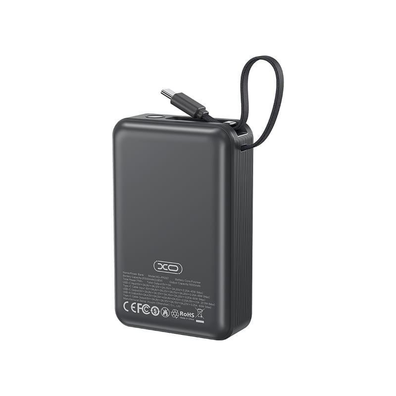 Универсальная мобильная батарея XO PR267 PD 65W 20000mAh Grey