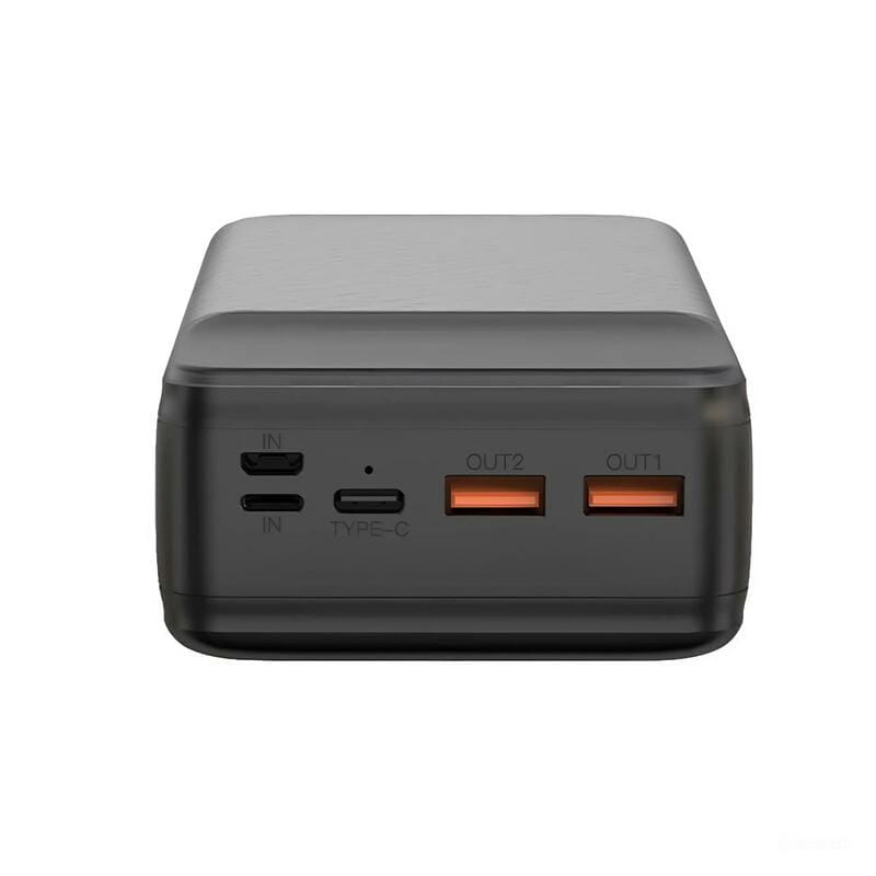 Универсальная мобильная батарея XO PR201 PD 65W QC 3.0 30000mAh Black
