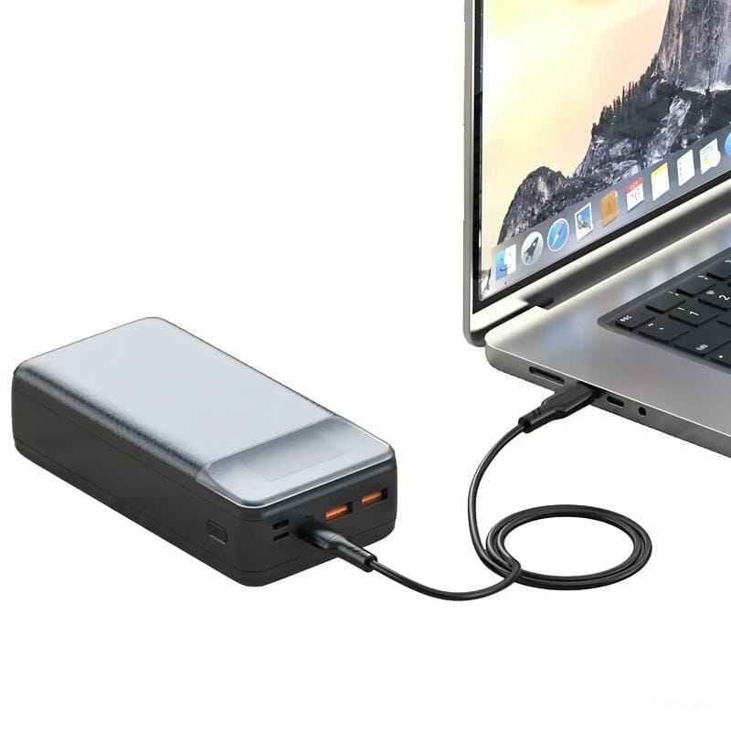 Универсальная мобильная батарея XO PR201 PD 65W QC 3.0 30000mAh Black