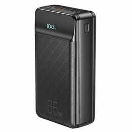 Универсальная мобильная батарея XO PR201 PD 65W QC 3.0 30000mAh Black