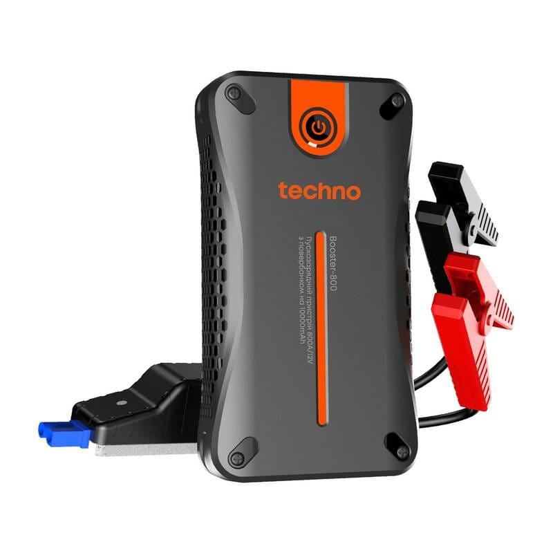 Пусковое устройство для автомобилей Techno 10000mAh Black (booster-800)