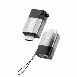 Адаптер XO HDMI - VGA (M/F), Black/Grey (GB014-HDMIVGA.tranish)