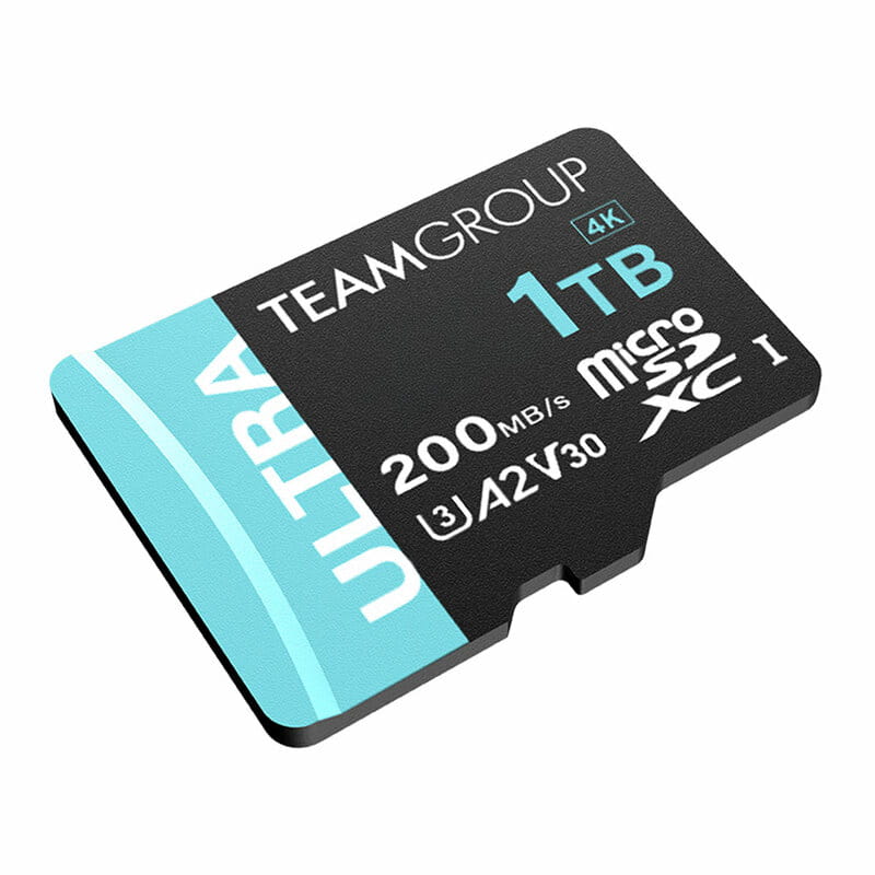 Карта пам`ятi MicroSDXC 1TB UHS-I/U3 Class 10 Team Ultra R200/W170MB/s + SD-адаптер (TULMSDX1TIA2V3022503)