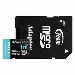 Купити Карта пам`ятi MicroSDXC 1TB UHS-I/U3 Class 10 Team Ultra R200/W170MB/s + SD-адаптер (TULMSDX1TIA2V3022503) Карта пам`ятi MicroSDXC 1TB UHS-I/U3 Class 10 Team Ultra R200/W170MB/s + SD-адаптер (TULMSDX1TIA2V3022503)