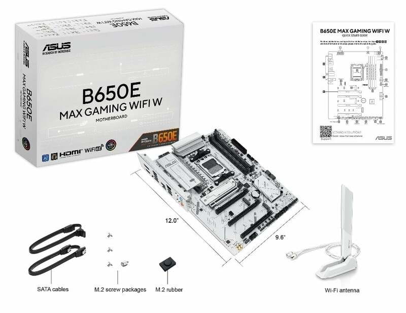 Материнская плата Asus B650E MAX Gaming WiFi W Socket AM5