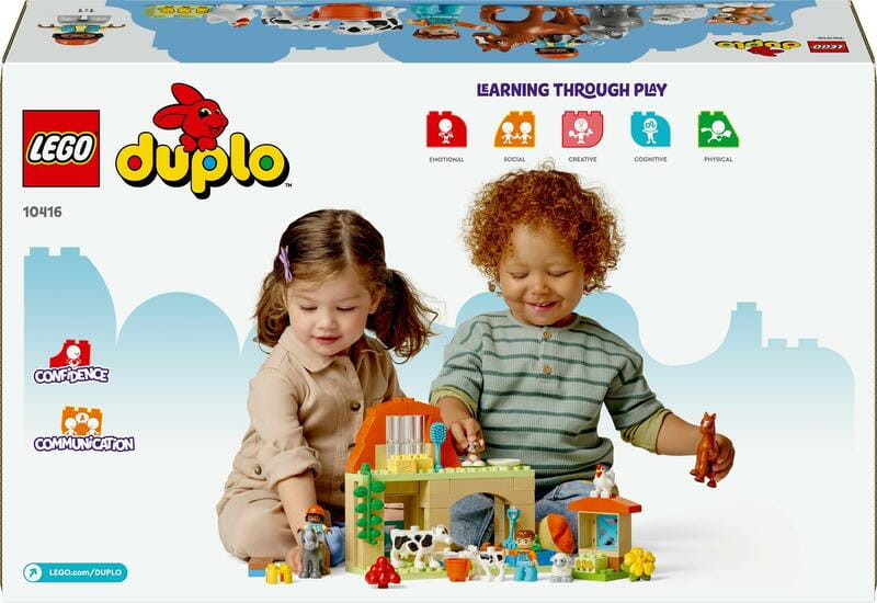 Конструктор LEGO Duplo Town Догляд за тваринами на фермі (10416)