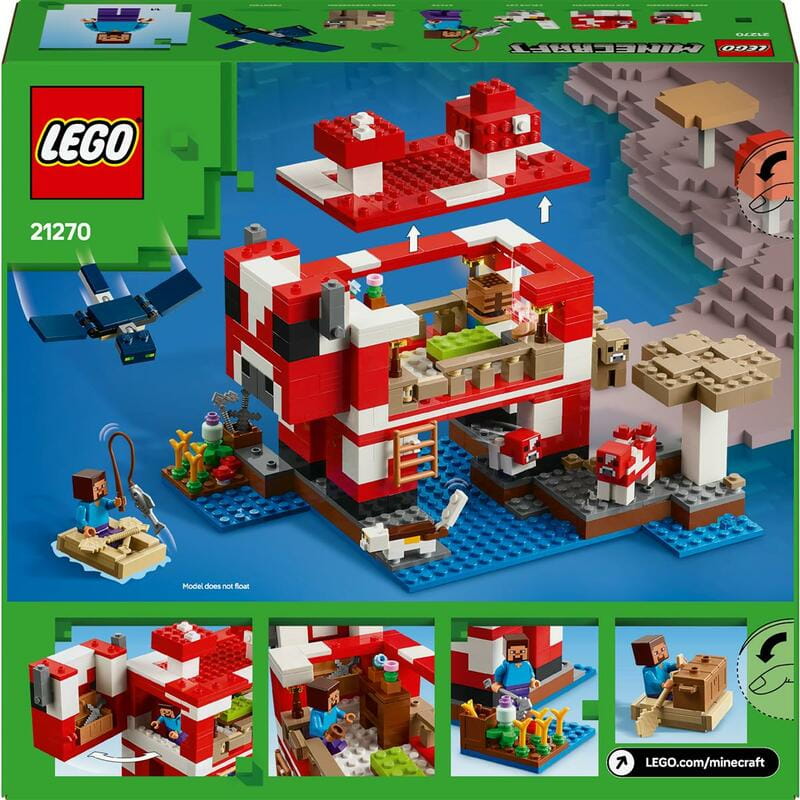 Конструктор LEGO Minecraft Грибной дом (21270)