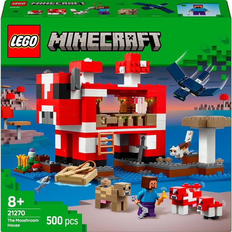 Конструктор LEGO Minecraft Грибной дом (21270)
