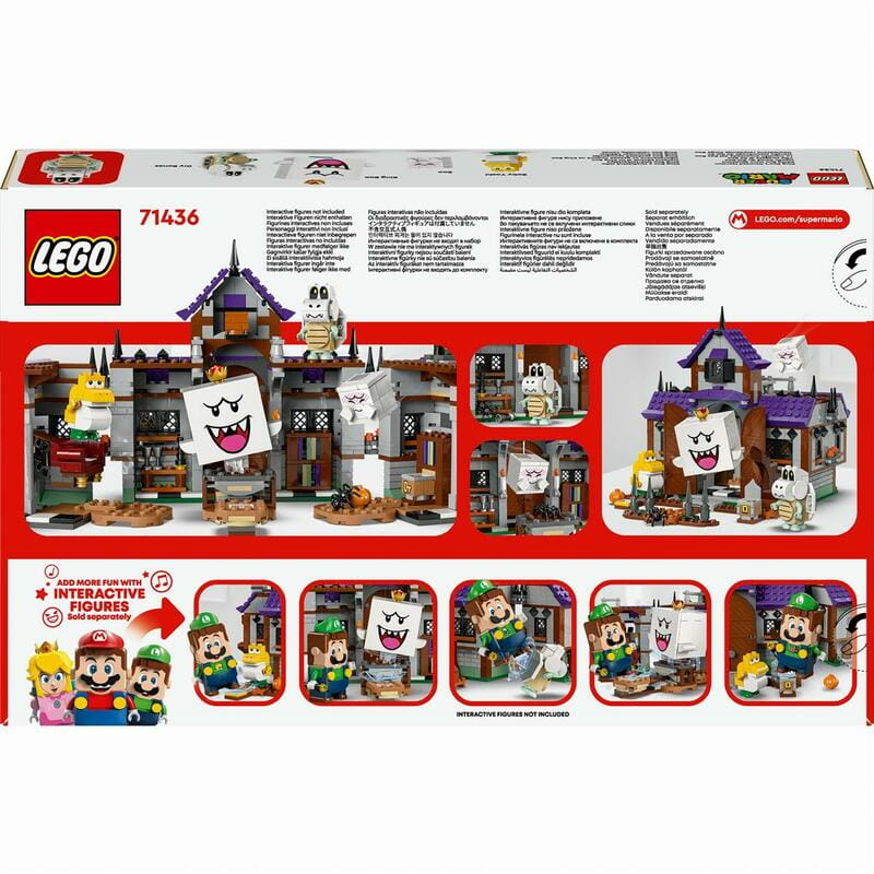 Конструктор LEGO Super Mario Усадьба с привидениями Бу-короля (71436)