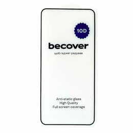 Защитное стекло BeCover для Poco F6 Pro Black, 10D (712586)