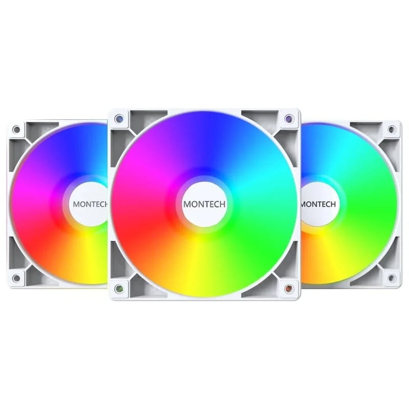 Вентилятор Montech GF120 PWM (W31) ARGB White