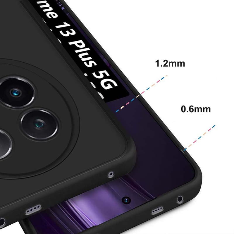 Чeхол-накладка BeCover для Realme 13 Plus 5G Black (712765)