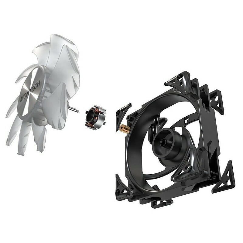 Вентилятор Montech Metal Pro 12 ARGB PWM Black