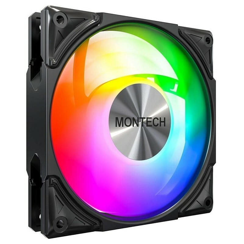 Вентилятор Montech Metal Pro 12 ARGB PWM Black