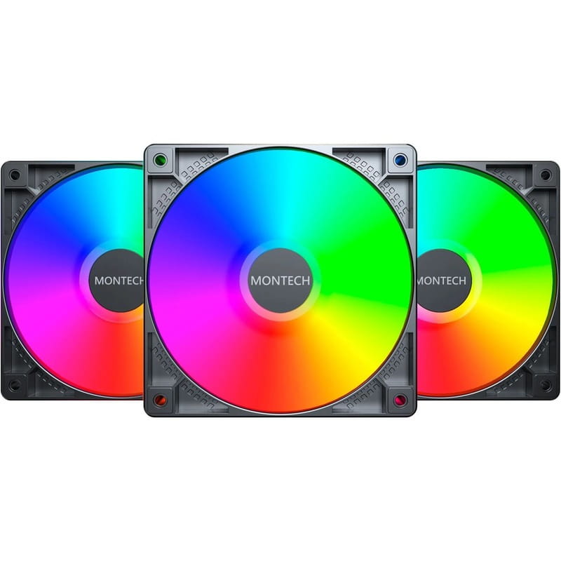 Вентилятор Montech GF120 ARGB (B31) PWM Black