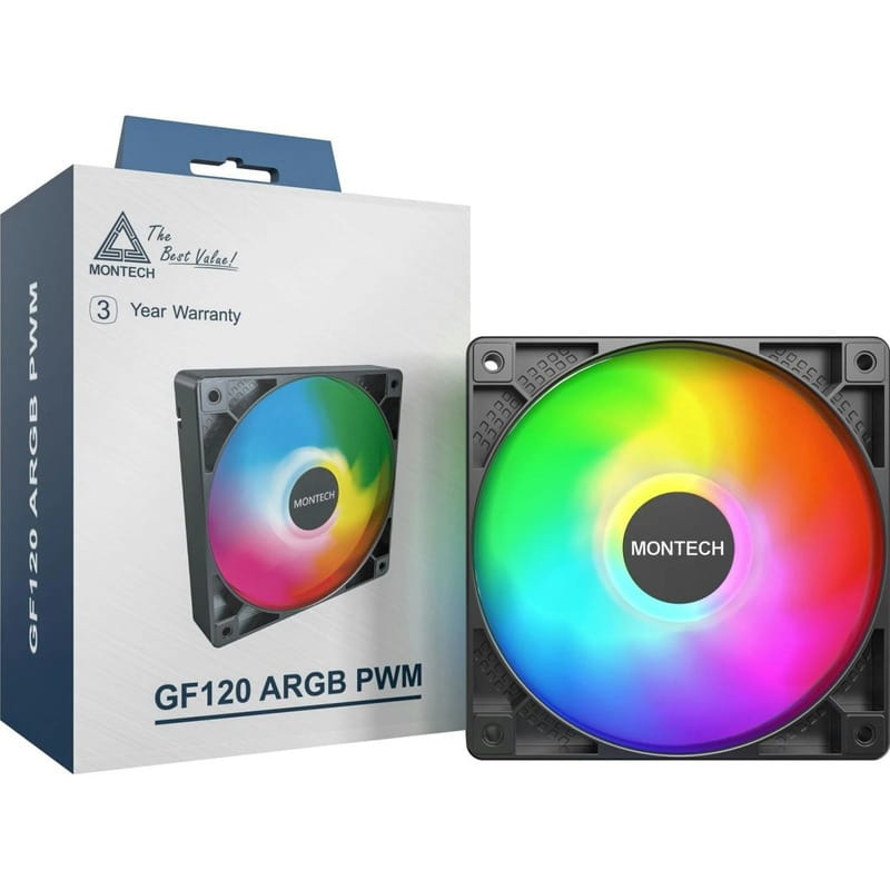 Вентилятор Montech GF120 ARGB PWM Black