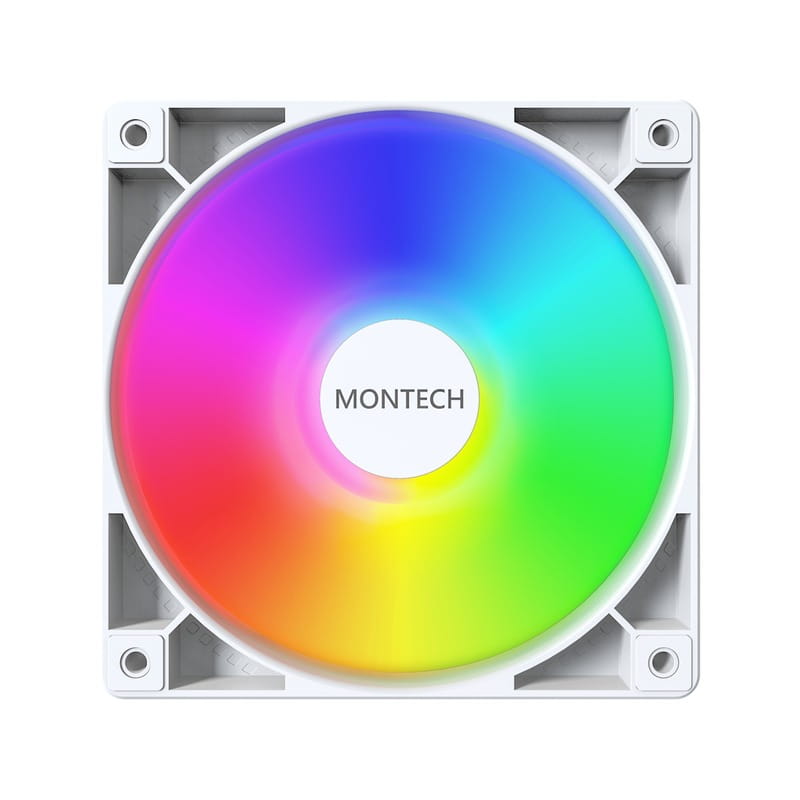 Вентилятор Montech GF120 ARGB PWM White