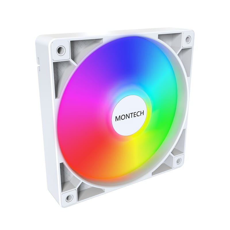 Вентилятор Montech GF120 ARGB PWM White