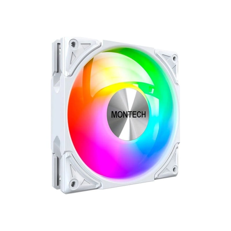 Вентилятор Montech Metal Pro 12 ARGB PWM White