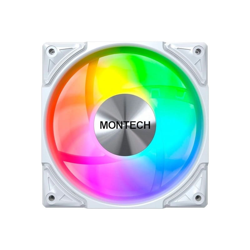 Вентилятор Montech Metal Pro 12 ARGB PWM White