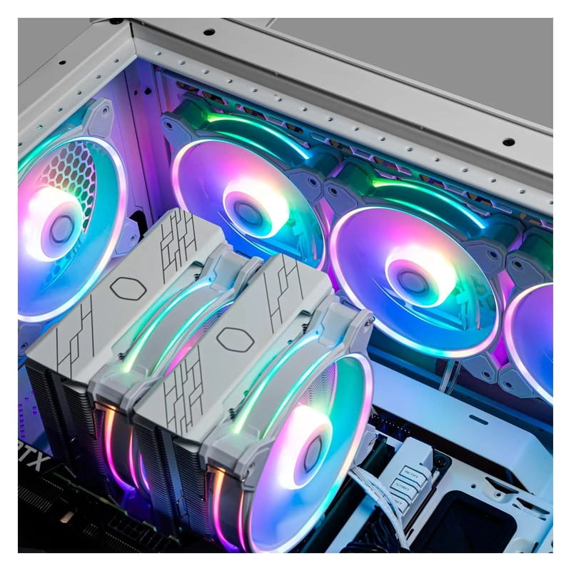 Вентилятор CoolerMaster MasterFan MF140 Halo White Edition (MFL-B4DW-16NP2-R2)