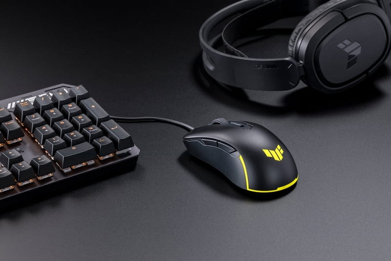 Миша Asus TUF Gaming M3 Gen II Black (90MP0320-BMUA00) + Ігрова поверхня Asus TUF Gaming P1 Black (90MP02G0-BPUA00)