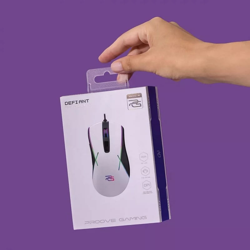 Миша Proove Gaming Defiant White (2001212330037)