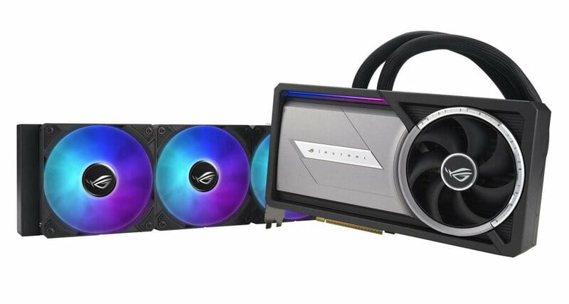 Видеокарта GF RTX 5090 32GB GDDR7 ROG Astral LC Gaming OC Asus (ROG-ASTRAL-LC-RTX5090-O32G-GAMING)