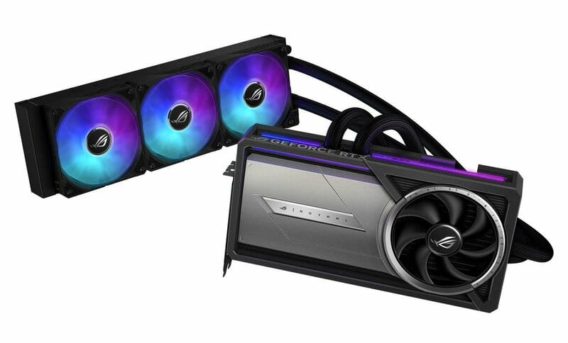 Видеокарта GF RTX 5090 32GB GDDR7 ROG Astral LC Gaming OC Asus (ROG-ASTRAL-LC-RTX5090-O32G-GAMING)