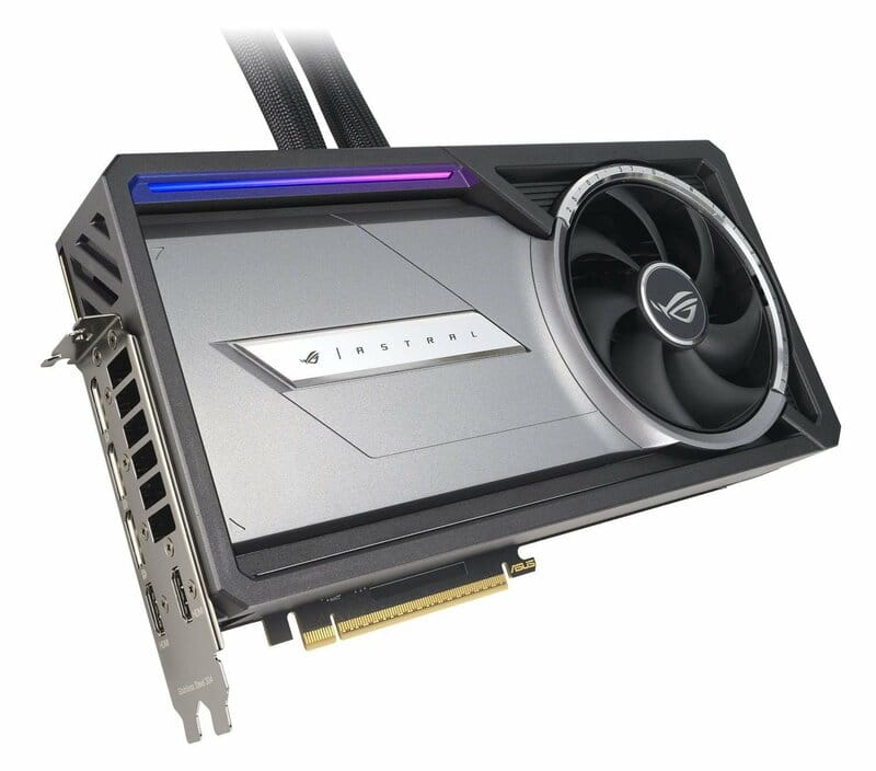 Видеокарта GF RTX 5090 32GB GDDR7 ROG Astral LC Gaming OC Asus (ROG-ASTRAL-LC-RTX5090-O32G-GAMING)