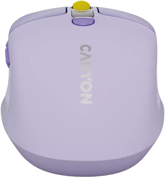 Миша бездротова Canyon MW-26 LCD Silent Dual Mode Violet (CNS-CMSW26V)