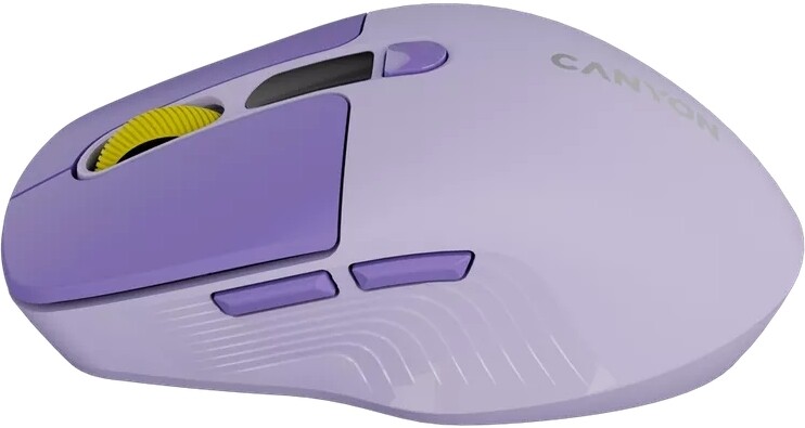 Миша бездротова Canyon MW-26 LCD Silent Dual Mode Violet (CNS-CMSW26V)